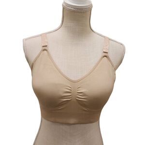 Davy Piper Comfort Bra Size M Clips Seamless Stretch U‎ Shaped Back